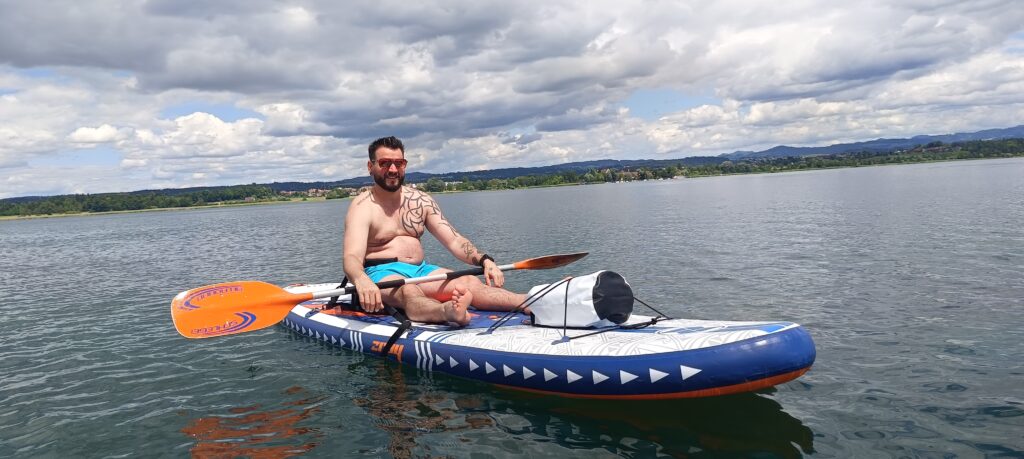 Mit Kajak auf dem Greifensee