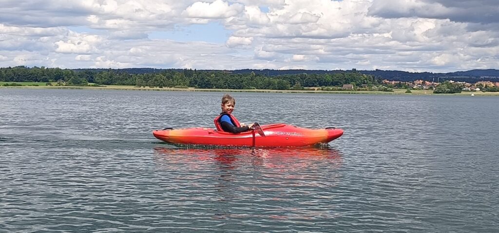 Mit Kajak auf dem Greifensee